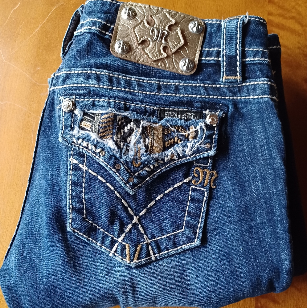 Miss me embellished signature boot jeans